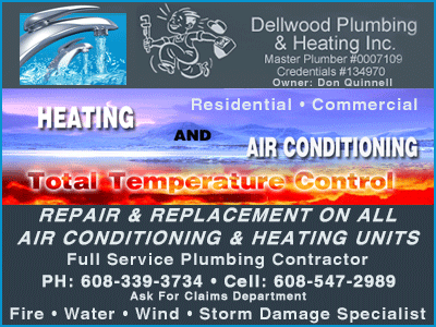 Dellwood Plumbing & Heating, Inc, Heating & Air Conditioning Contractors in wisconsin