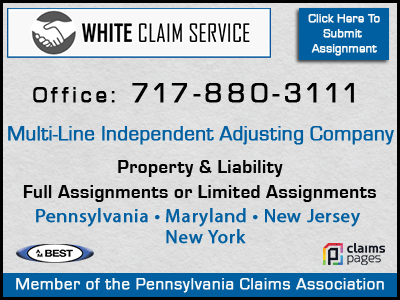 White Claim Service, Adjusters in pennsylvania