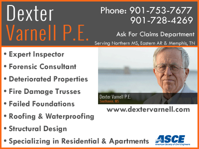 Dexter Varnell PE, Engineers Forensic Consultants in tennessee