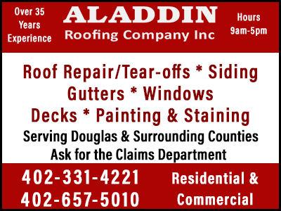 Aladdin Roofing Co, Inc, Roofing Contractors in nebraska