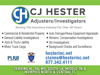 CJ Hester, Inc, Adjusters in mississippi