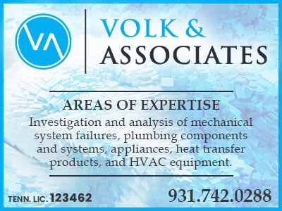 Volk & Associates PLLC, Engineers Forensic Consultants in tennessee