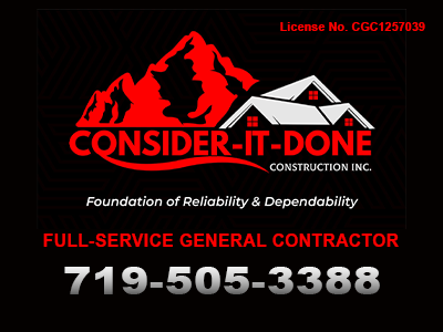 Consider-It-Done Construction, Inc, Contractors General in colorado