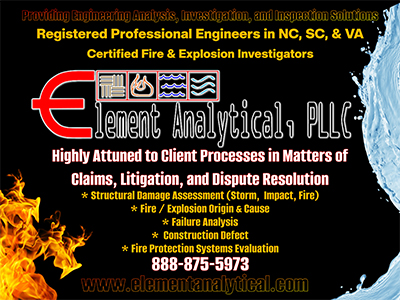 Element Analytical PLLC, Engineers Forensic Consultants in north-carolina