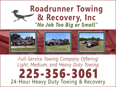 Roadrunner Towing & Recovery, Inc, Contractors General in louisiana