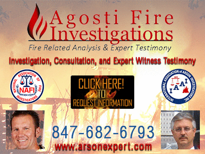 Agosti Fire Investigations, Fire Investigations in indiana