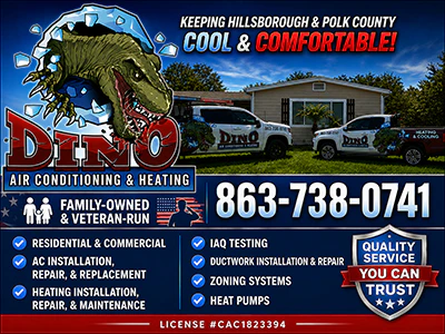 Dino Air Conditioning & Heating LLC banner