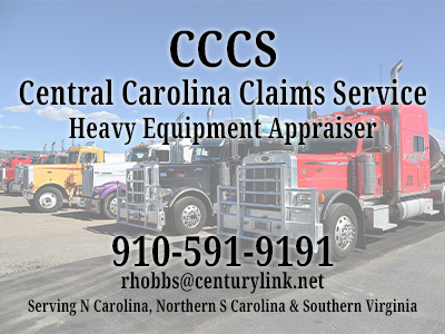 Central Carolina Claims Service, Appraisers Heavy Equipment in north-carolina