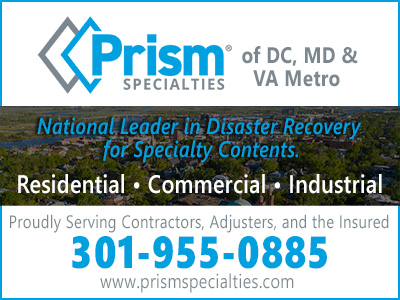 Prism Specialties of DC, MD & VA Metro, Commercial Large Loss Restoration in maryland