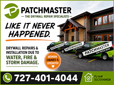 PatchMaster Coastal Bay Area Drywall banner