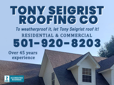 Tony Seigrist Roofing Co, Ladder Assist in arkansas