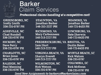 Barker Claim Services, Adjusters in north-carolina