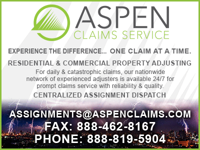 Aspen Claims Service, Adjusters in tennessee