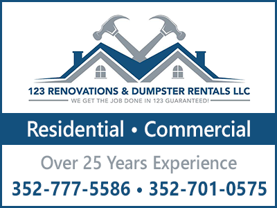 123 Renovations & Dumpster Rentals LLC, Contractors General in florida