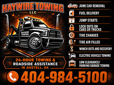 Haywire Towing LLC banner
