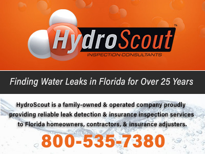 HydroScout Leak Detection, Drone Services in florida