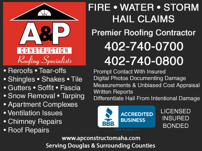 A & P Construction, Roofing Contractors in nebraska
