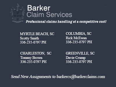 Barker Claim Services, Adjusters in south-carolina