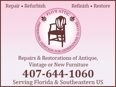 Flo's Attic-Furniture Repair & Restoration, Furniture Refinishing, Repairing & Restoration in florida