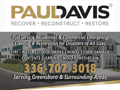 Paul Davis Restoration of Greensboro, NC, Fire & Water Damage Restoration in north-carolina