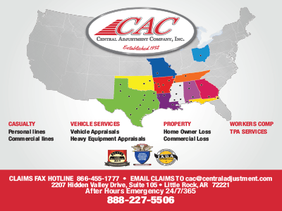 Central Adjustment Co, Inc, Adjusters in louisiana