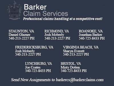 Barker Claim Services, Adjusters in virginia
