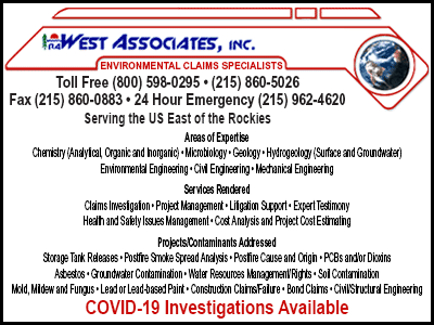 RA West Associates, Inc, Fire Investigations in pennsylvania