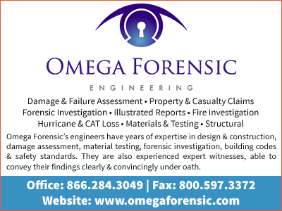 Omega Forensic Engineering, Inc, Engineers Expert Witness in florida