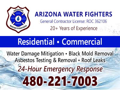 Arizona Water Fighters, Inc, Fire & Water Damage Restoration in arizona