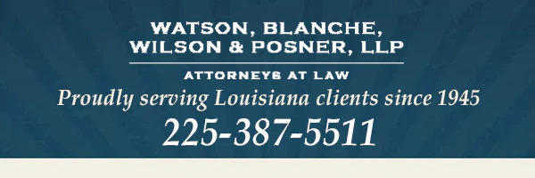 Watson Blanche Wilson & Posner LLP