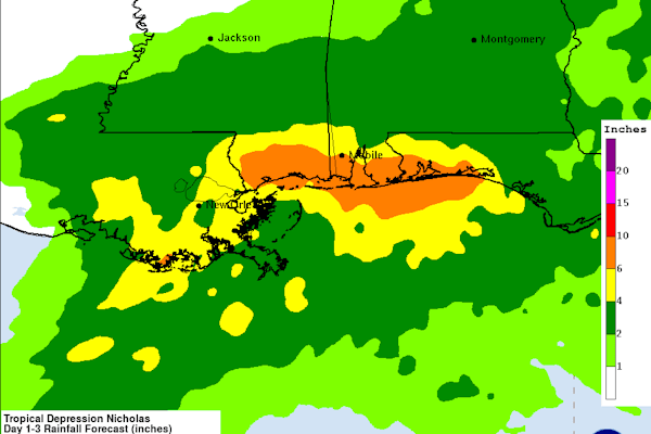 Hurricane Nicholas Insured Loss Around $950M: KCC