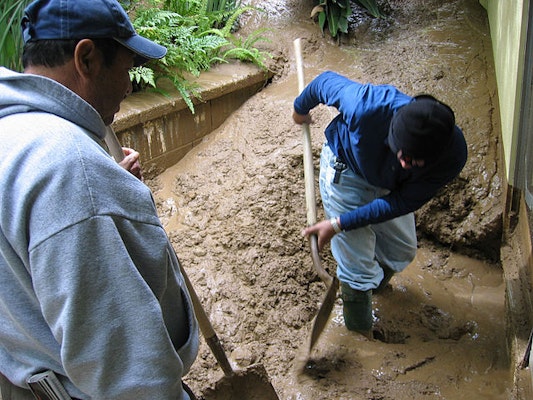 Buildings Damaged, Cars Engulfed by Mudflows In Southern California