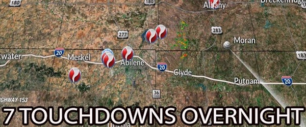 Tornadoes Strike Overnight Around Abilene, Texas (Abilene Reporter News)