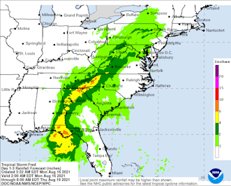 Tropical Storm Fred, Tropical Depression Grace Among 3 Storms Raging In Atlantic Basin - Insurance Claims News Article