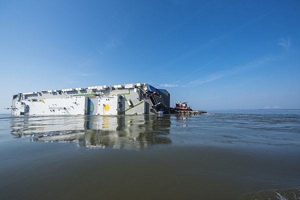 Salvage Operation Of Cargo Ship Golden Ray Largest In U.S. History