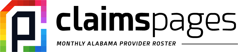Claims Pages Alabama Provider Roster for May 2024